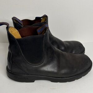 Blundstone 560 Insulated Boots AU 10 Mens US 11 Black Leather Winter Chelsea